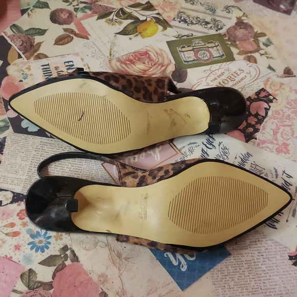 Dunnes Leopard High Heels - Picture 3 of 3